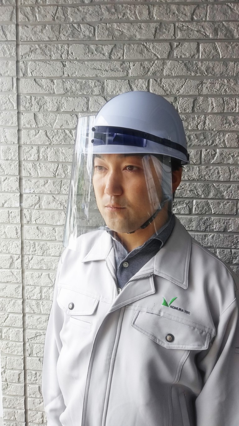 フェイスシールド用　取替シールド2枚入(ケース販売)